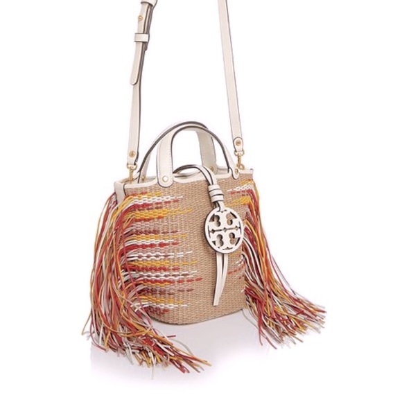 Tory Burch Miller Fringe Mini Bucket Bag✨Brand new - Picture 16 of 16